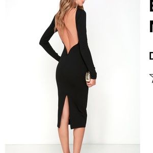 lulus va va voom black dress